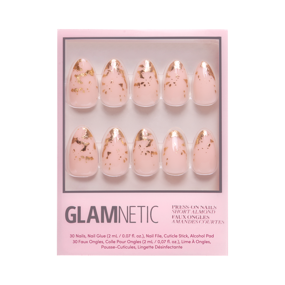 24K Press-On Nail Set