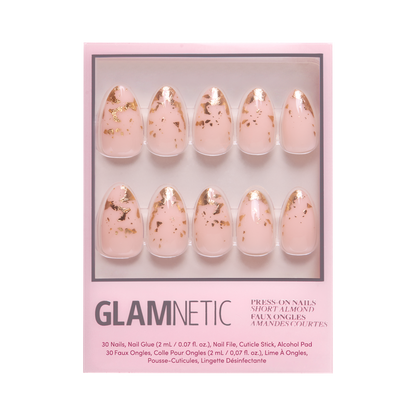 24K Press-On Nail Set