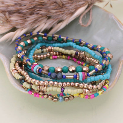 Summer Splash Stretch Bracelet Set
