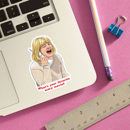 Scream Die Cut Sticker