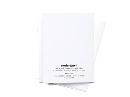You Are Pretty Sunglasses Sticker Greeting Card