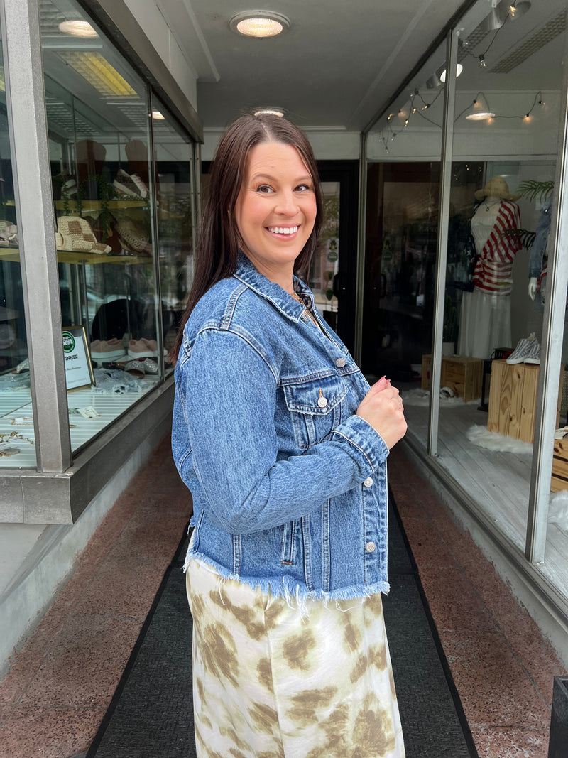 Playing Around Denim Jacket