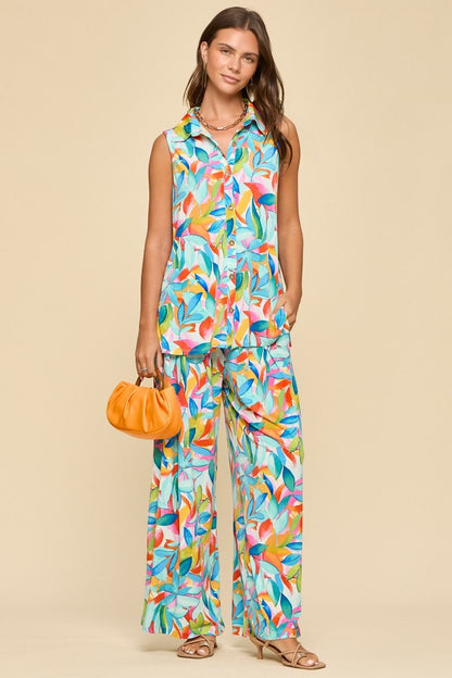Tropical Watercolors Outfit Set