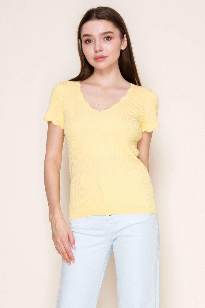 Springtime Sunshine Top