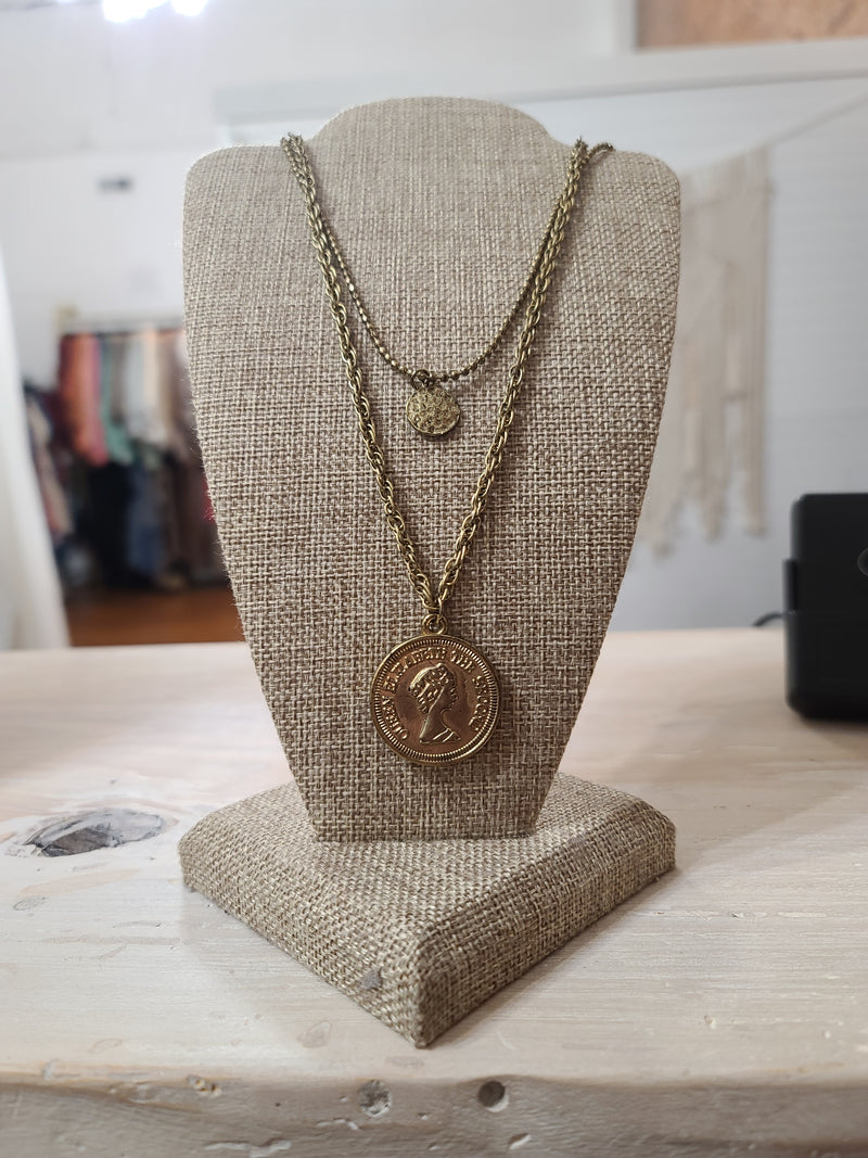 Queen Coin Necklace