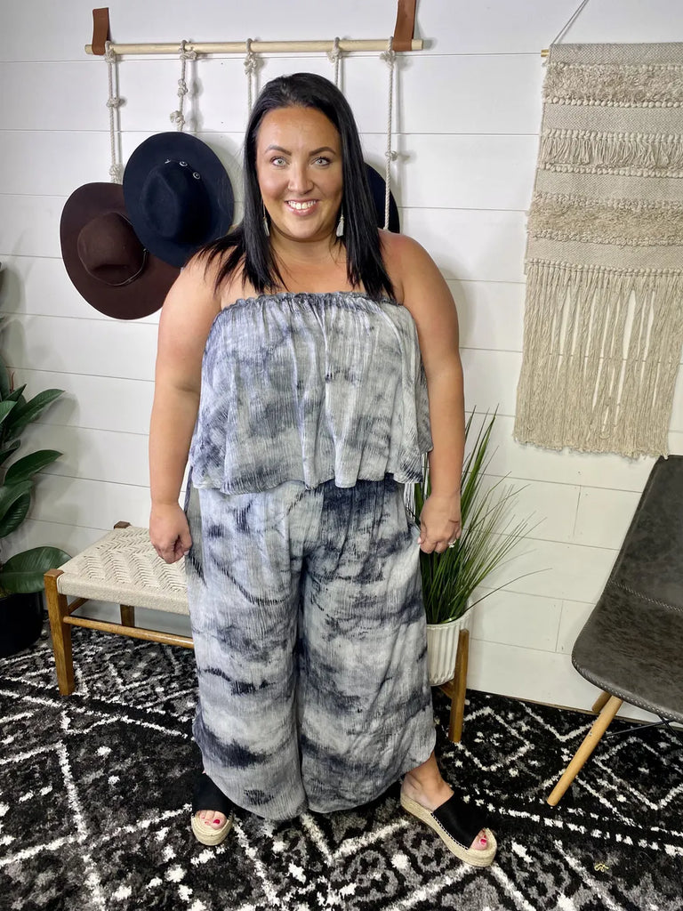 Summer Nights Strapless Romper