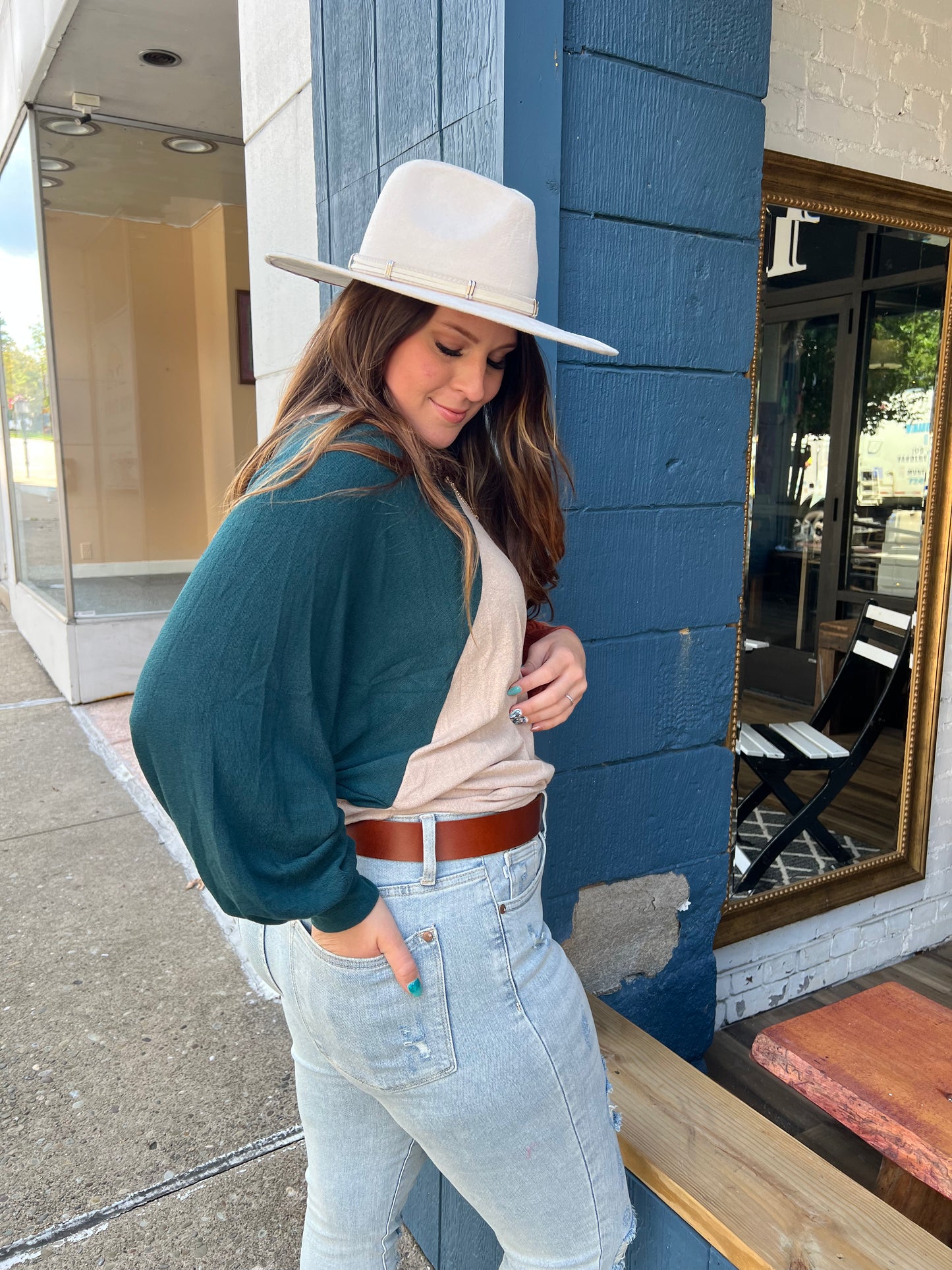 Double Circle Buckle Belt